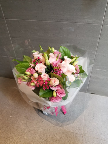 VD18 情人節 粉紅玫瑰花束